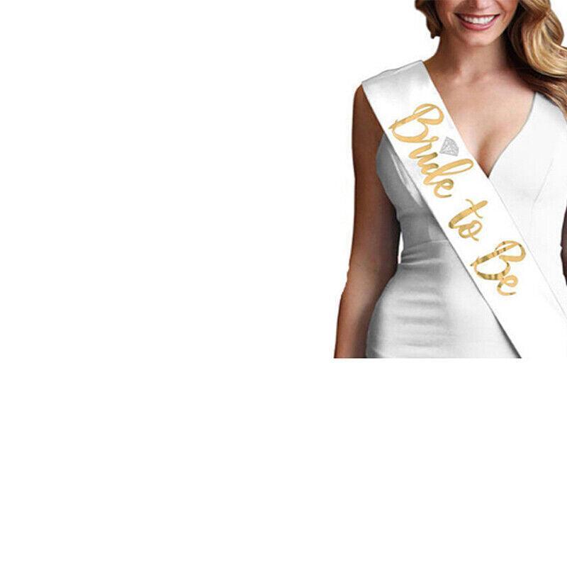 Bride To Be Hen Veil Sash Tiara Hens Night Bridal Shower Kitchen Tea Accessories - Package 5