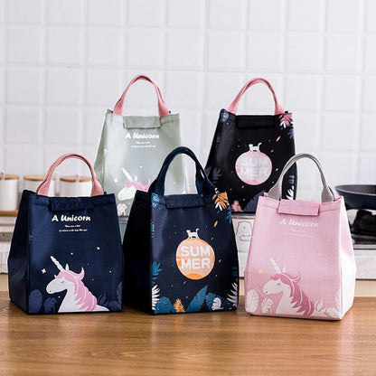 Portable Insulated Thermal Lunch Box Carry Tote Picnic Case Storage Bag 18x24x15cm - E01 (18x24x15cm)
