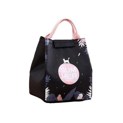 Portable Insulated Thermal Lunch Box Carry Tote Picnic Case Storage Bag 18x24x15cm - E01 (18x24x15cm)