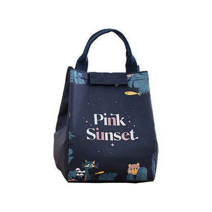 Portable Insulated Thermal Lunch Box Carry Tote Picnic Case Storage Bag 18x24x15cm - E02 (18x24x15cm)