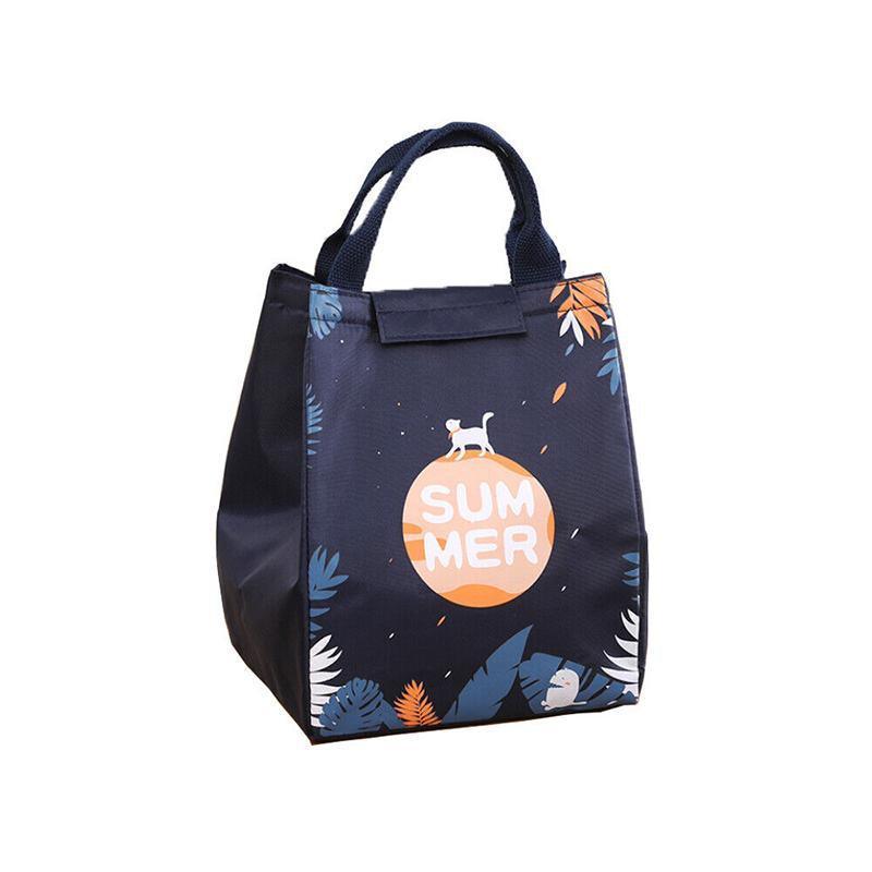 Portable Insulated Thermal Lunch Box Carry Tote Picnic Case Storage Bag 18x24x15cm - E06 (18x24x15cm)