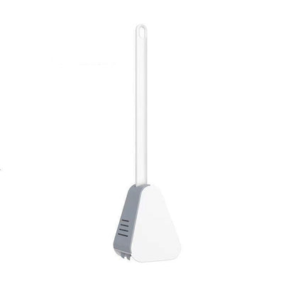 Golf Toilet Brush Long-Handled Toilet Brush Wall-Mounted Silicone Toilet Brush - Blue