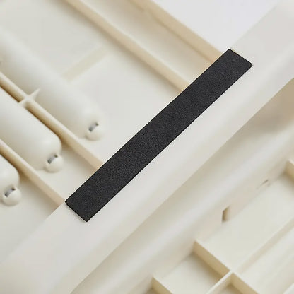 Ergonomic Office Footrest Adjustable Under Desk Stool Anti Fatigue Foot Support - Black