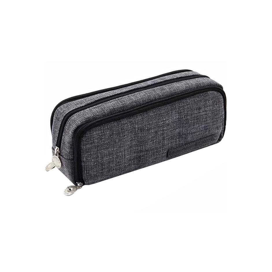 Zipper Pencil Case Large Capacity Storage Bag School Stationery Makeup Organizer - Dot