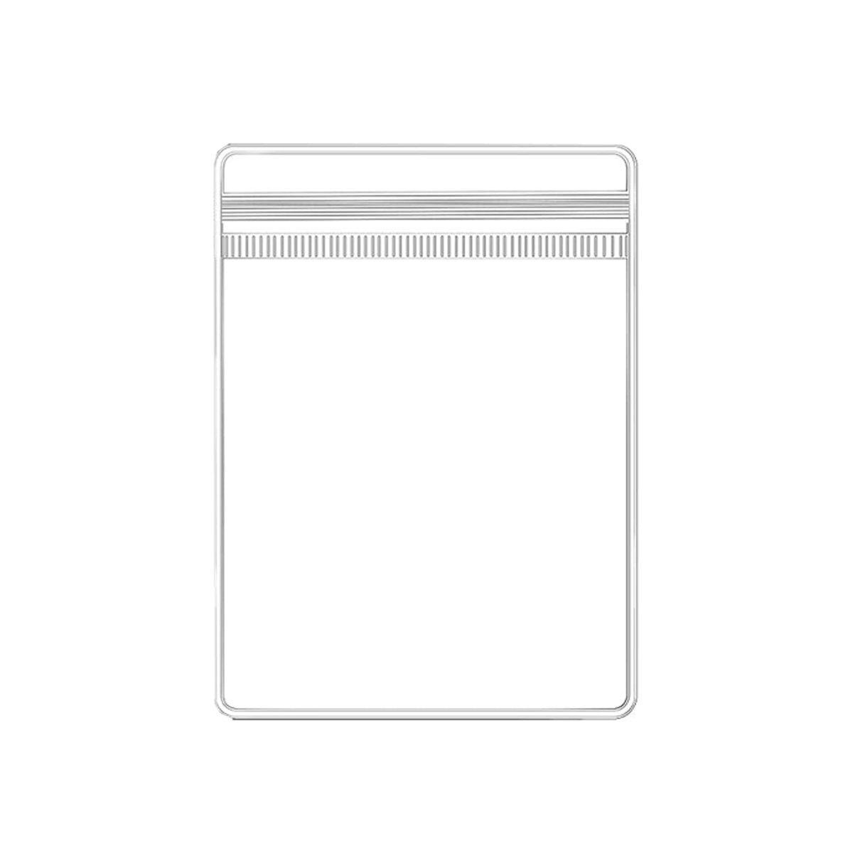 100pcs PVC Self-Sealing Jewelry Bags Anti-Oxidation Storage Dustproof Bags - 11*11cm