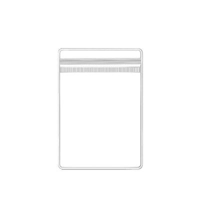 100pcs PVC Self-Sealing Jewelry Bags Anti-Oxidation Storage Dustproof Bags - 5*7cm