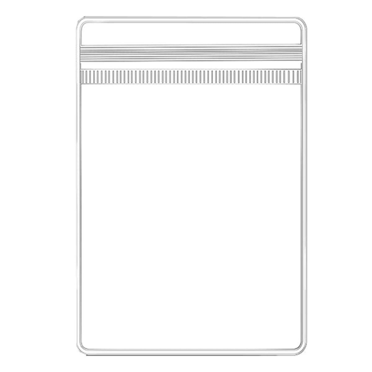 100pcs PVC Self-Sealing Jewelry Bags Anti-Oxidation Storage Dustproof Bags - 5*7cm