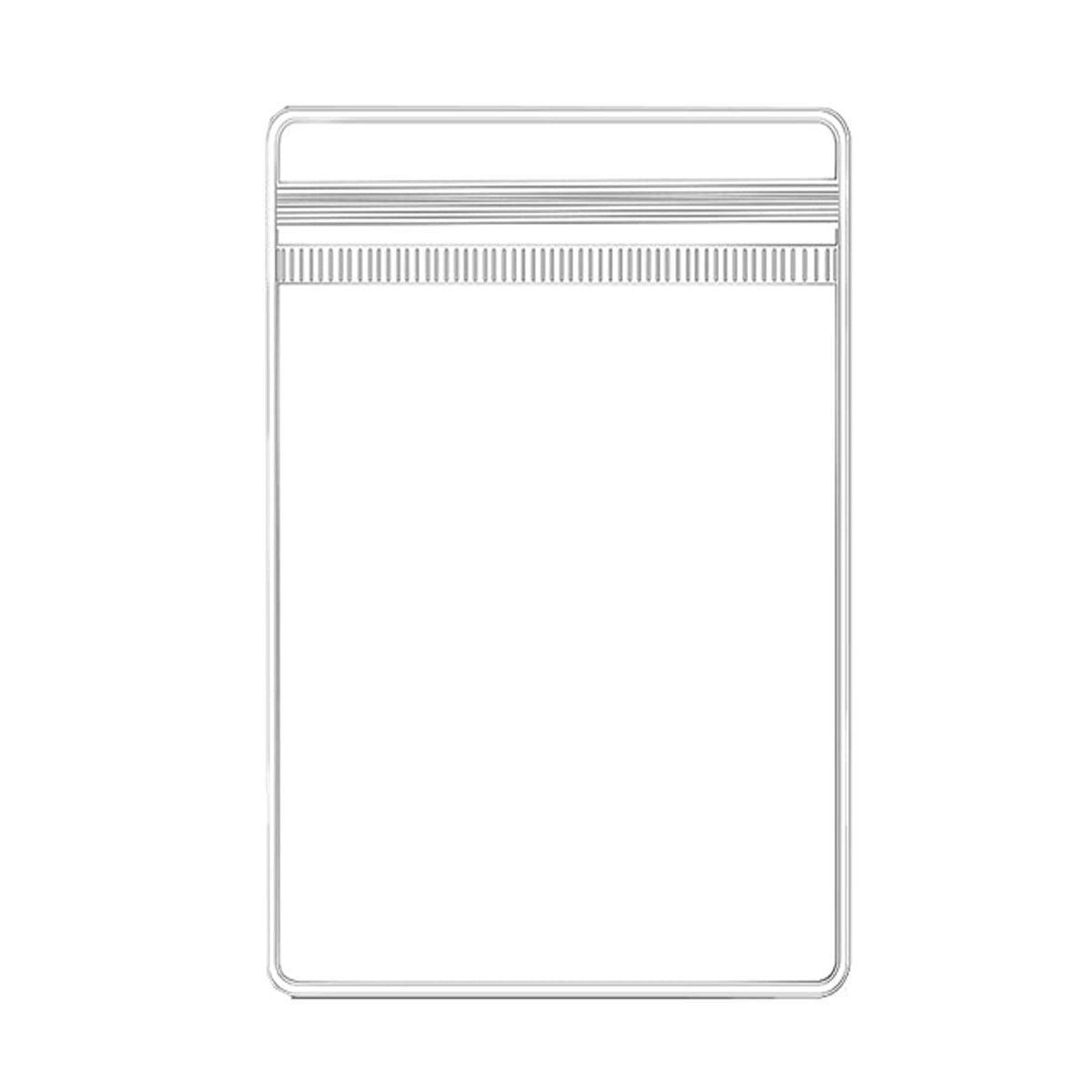 100pcs PVC Self-Sealing Jewelry Bags Anti-Oxidation Storage Dustproof Bags - 5*7cm