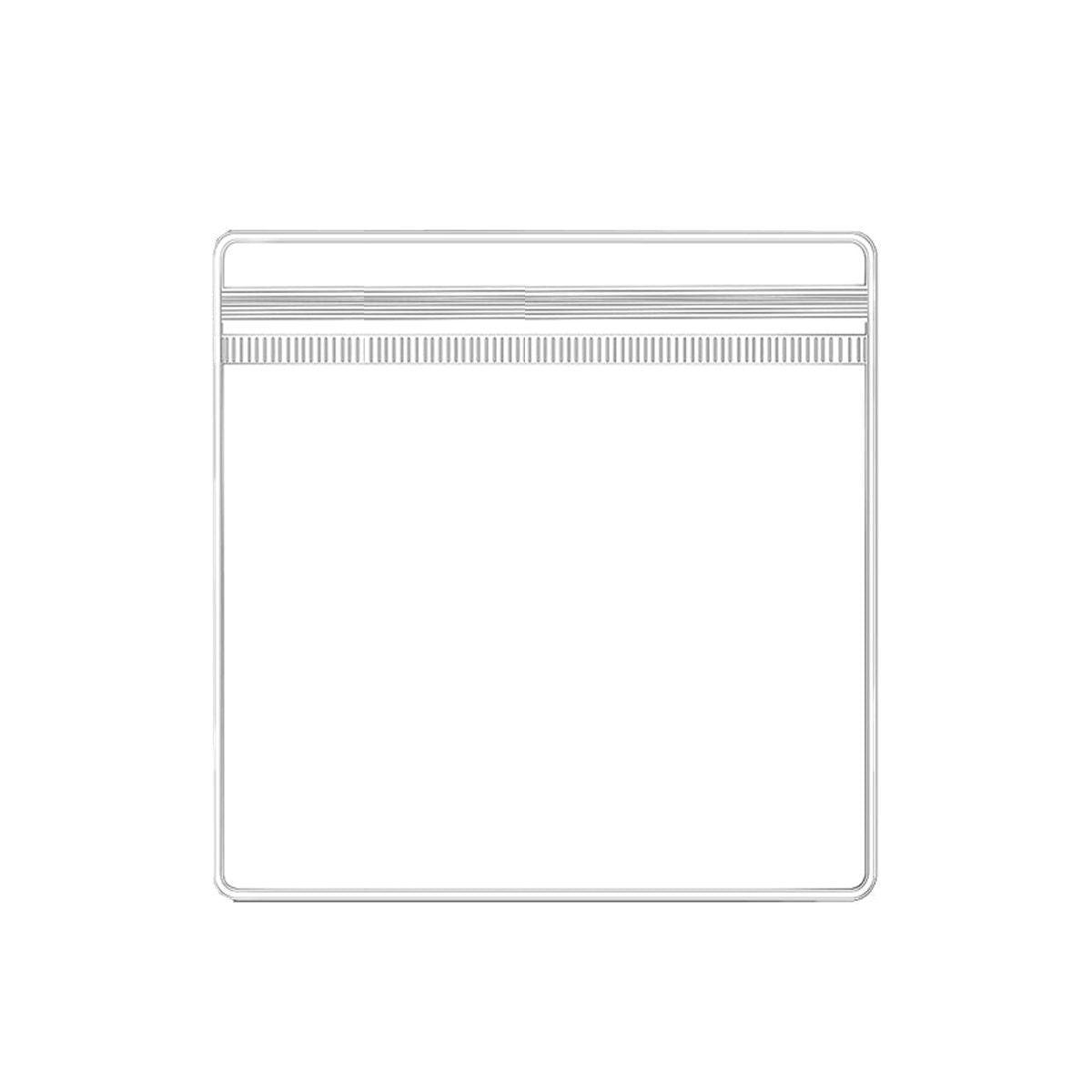 100pcs PVC Self-Sealing Jewelry Bags Anti-Oxidation Storage Dustproof Bags - 5*7cm