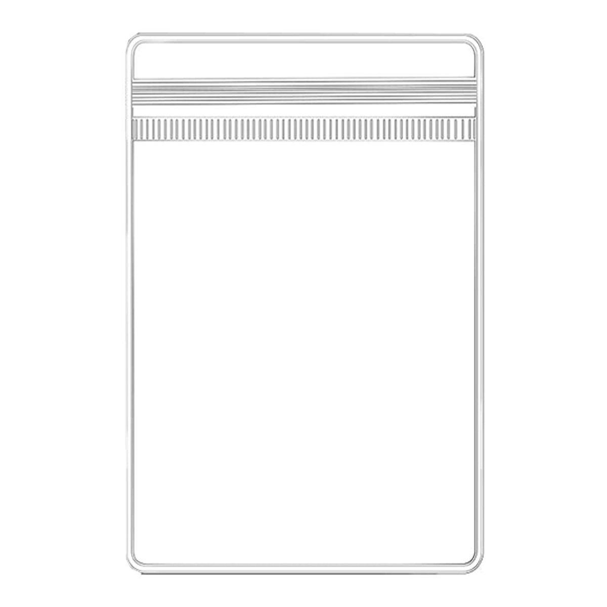 100pcs PVC Self-Sealing Jewelry Bags Anti-Oxidation Storage Dustproof Bags - 6*8cm