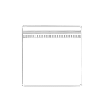 100pcs PVC Self-Sealing Jewelry Bags Anti-Oxidation Storage Dustproof Bags - 6*8cm