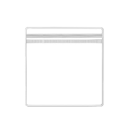 100pcs PVC Self-Sealing Jewelry Bags Anti-Oxidation Storage Dustproof Bags - 6*8cm
