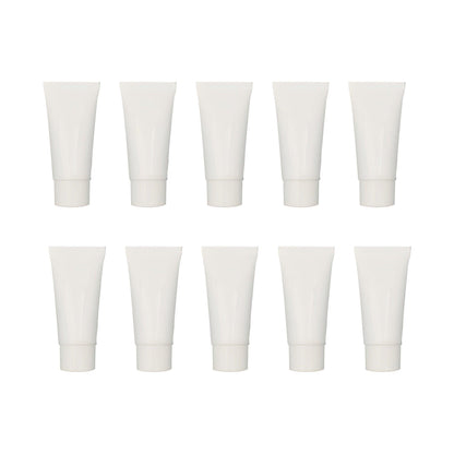 10x Soft Cosmetic Tubes for Face Wash Hand Cream Lotion Packaging Containers - 10ml