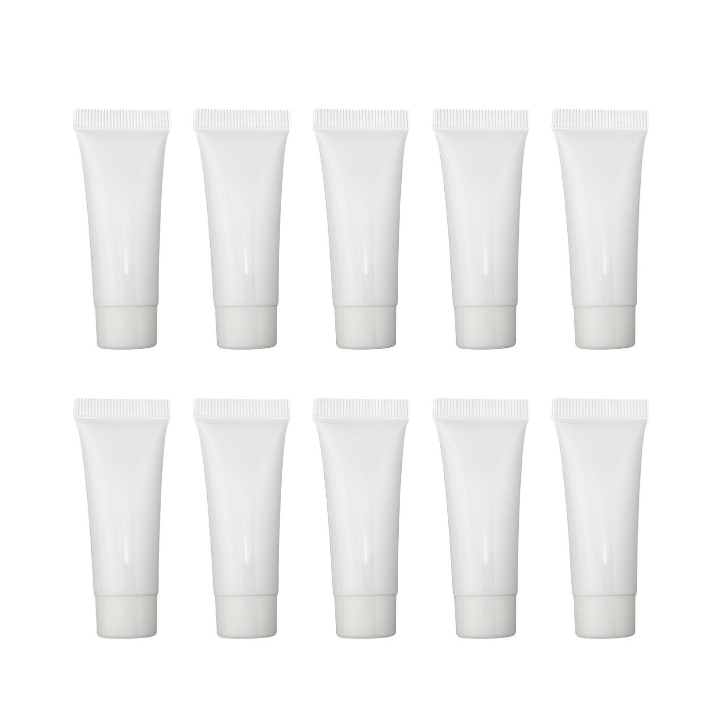 10x Soft Cosmetic Tubes for Face Wash Hand Cream Lotion Packaging Containers - 40ml