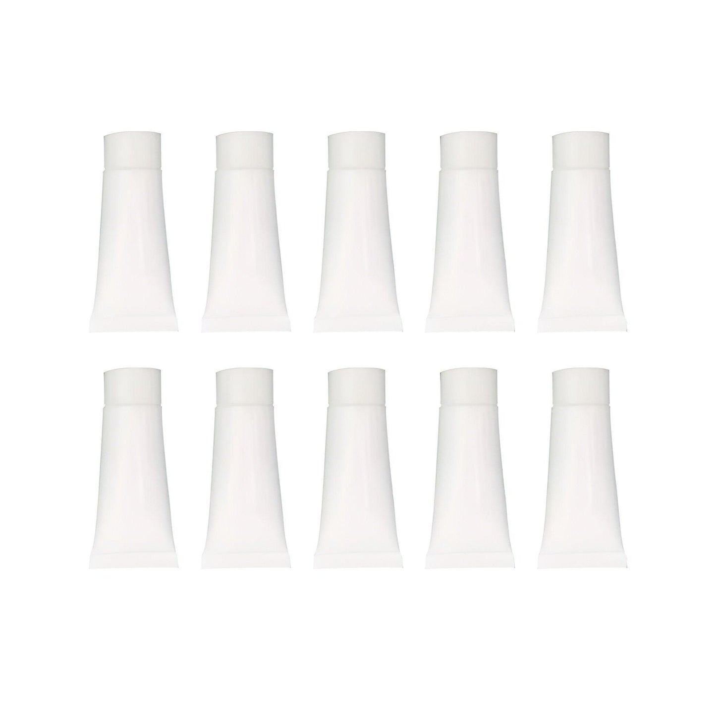 10x Soft Cosmetic Tubes for Face Wash Hand Cream Lotion Packaging Containers - 40ml