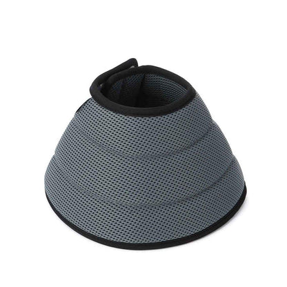 Elizabethan Collar Anti Licking Biting Pet Collar for Cats and Dogs Recovery Use - Grey - Size2 - Factory Direct Shop