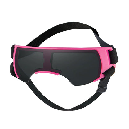 Pet Dog Sunglasses Goggles UV Eye Shield for Small Dogs Outdoor Travel Sunshade - Black