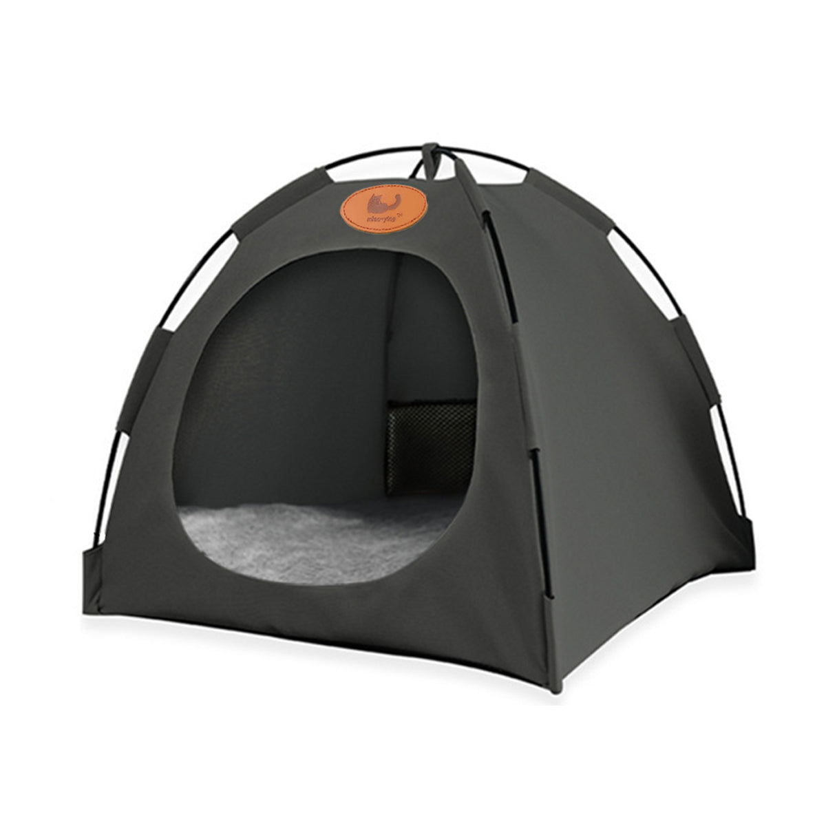 Folding Camping Pet Tent for Cats Puppy Bed Indoor Cat Nest Dog Cave Style House - Coffee - Factory Direct Shop