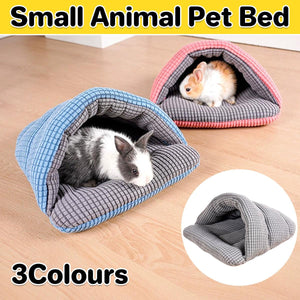 Pet Kennel Sleeping Bag Semi Enclosed Bed for Small Animals Cats and Puppies - Grey - Factory Direct Shop