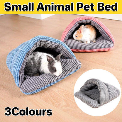 Pet Kennel Sleeping Bag Semi Enclosed Bed for Small Animals Cats and Puppies - Grey - Factory Direct Shop