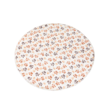Waterproof Dog Pads Round Diaper Pads Pet Training Pads for Puppies and Dogs - Khaki-55cm