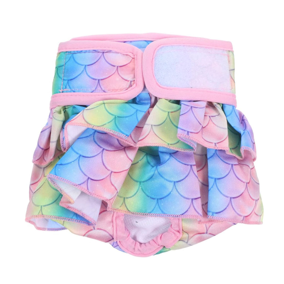 Pet Dog Diapers Female Pants Soft Breathable Underwear Reusable Sanitary Briefs - Mermaid - M - Factory Direct Shop