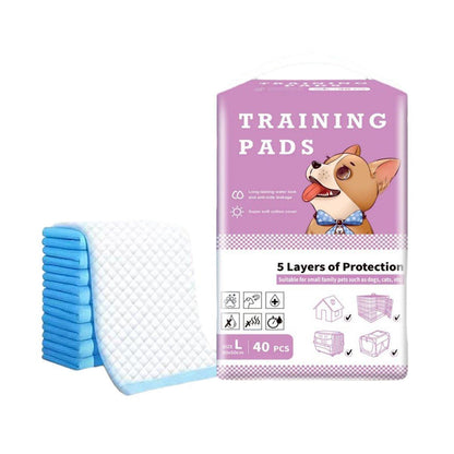 Large Puppy Dog Training Pads Pet Toilet Thickened Pee Pads Mat Indoor Absorbent - M ( 60*45cm) - 50PCS - Factory Direct Shop