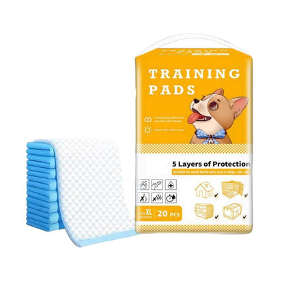 Large Puppy Dog Training Pads Pet Toilet Thickened Pee Pads Mat Indoor Absorbent - M ( 60*45cm) - 50PCS - Factory Direct Shop