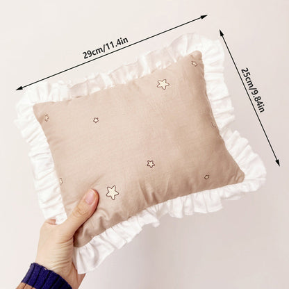 Lace Cat Pillow Soft Pet Cushion for Sleeping Comfortable Kitty Bed Cushion - White Rabbit
