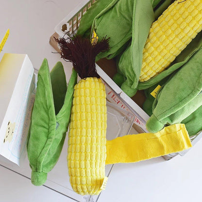 Simulation Corn Dog Chew Toy for Pets Durable Slow Feeder Toy for Dog Boredom