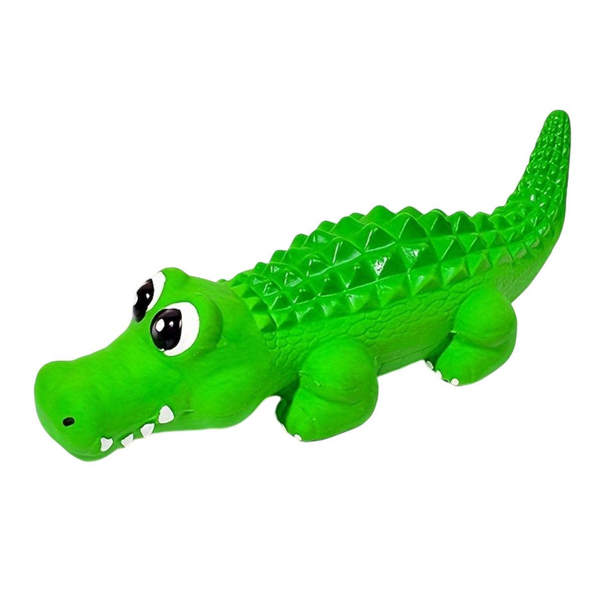 Pet Latex Toys Sounding Big Crocodile Dog Chew Toy Durable Playtime for Dogs - S - Factory Direct Shop