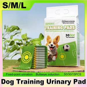 Pet Urinal Pads for Dogs Bullseye Diaper Pads Leakproof Pet Training Pads Dogs - S - 50PCS - Factory Direct Shop