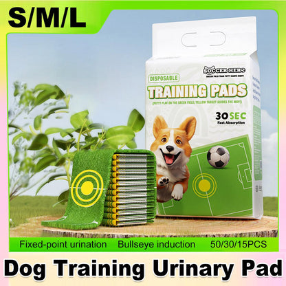 Pet Urinal Pads for Dogs Bullseye Diaper Pads Leakproof Pet Training Pads Dogs - S - 50PCS - Factory Direct Shop