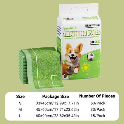 Pet Urinal Pads for Dogs Bullseye Diaper Pads Leakproof Pet Training Pads Dogs - S - 50PCS - Factory Direct Shop