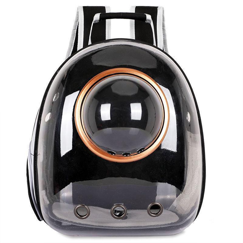 Travel Space Capsule Dog Cat Bag Breathable Outdoor Pet Backpack Carrier - Grey