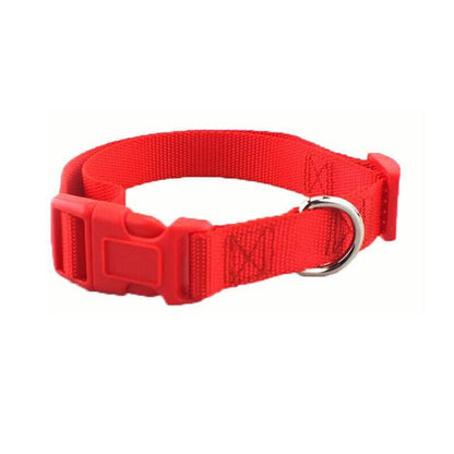 XS Size Dog Puppy Pet Collar Adjustable Nylon Toy Pink Blue Red Black - Yellow - Factory Direct Shop
