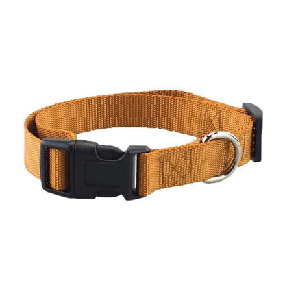 XS Size Dog Puppy Pet Collar Adjustable Nylon Toy Pink Blue Red Black - Yellow - Factory Direct Shop