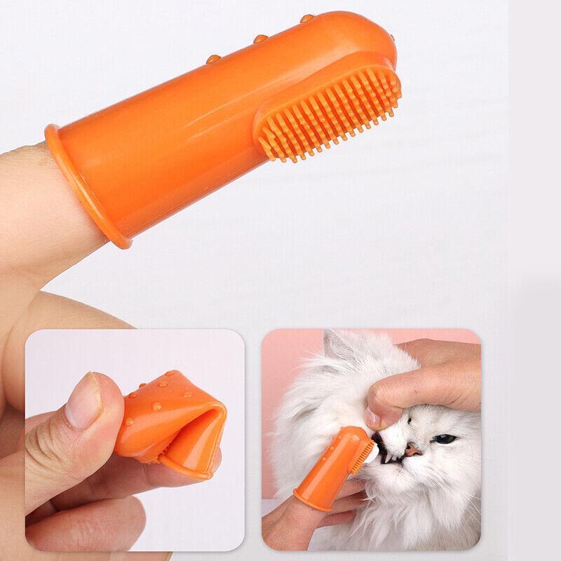 Pet Toothbrush Toothpaste Set for Cats and Dogs Vanilla Flavor Oral Care Kit - Factory Direct Shop