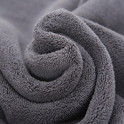 Pet Drying Towel Ultra-Absorbent Water Dog Cat Bath Microfiber Clean Soft Cloth - 30 X 60CM