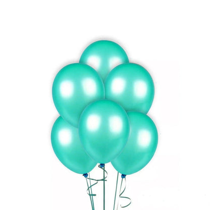 100PCS 10 Inch Latex Balloons Party Decorations Birthday Wedding Balloon Solid Colour - Brown