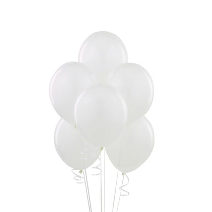 100PCS 10 Inch Latex Balloons Party Decorations Birthday Wedding Balloon Solid Colour - Silver