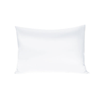 Silk Envelope Pillowcase Soft Satin Protective Cover for Bed Sleep Comfort - Silver