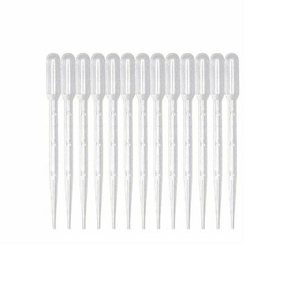100X 3ml Disposable Graduated Plastic Pipettes for Liquid Transfer - 100PCS