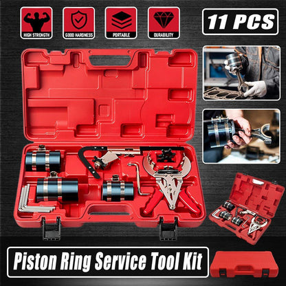 11X Auto Engine Piston Ring Service Tool Set Compressor Tools Kit for Car