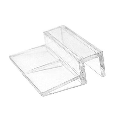 4Pcs Aquarium Fish Tank Glass Cover Support Holder Acrylic Clip Bracket 6/8/10/12mm - 12mm