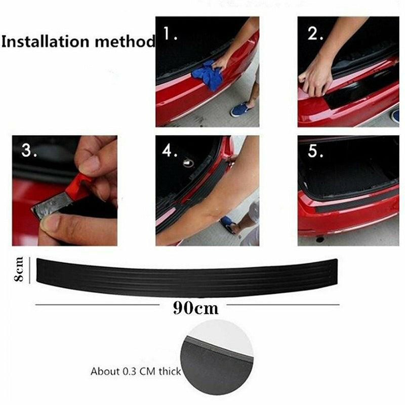 Car Trunk Rear Edge Protector Rubber Bumper Guard  No Scratch Auto Universal  Au