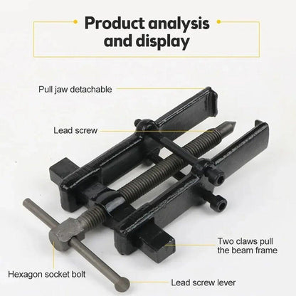 Small Wheel Bearing Puller Two Claws Dismantling Multifunctional Remover Tool - 6 inch