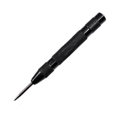 125Mm Heavy Duty Automatic Centre Punch- Brass & Spring Loaded - Black