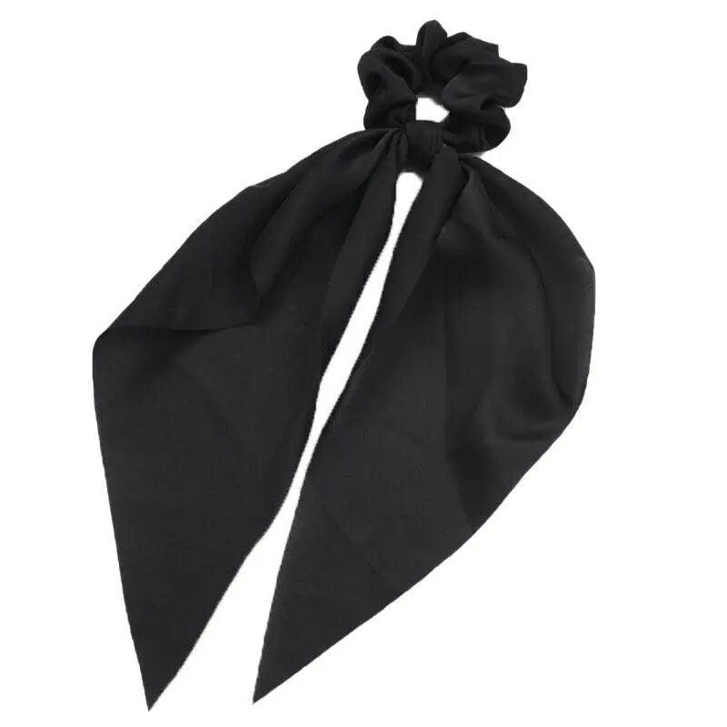 Chiffon Ponytail Scarf Bow Elastic Hair Rope Tie Scrunchies Ribbon Hair Bands - 13