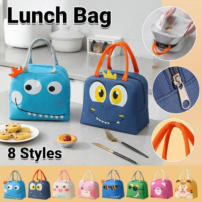 Oxford Portable Insulated Thermal Cooler Lunch Box Carry Picnic Case Storage Bag - Blue